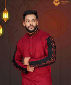 মেরুন কন্ট্রাস্ট -বাবা